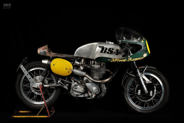 1955 BSA Gold Star vintage race bike by Team Top Gear