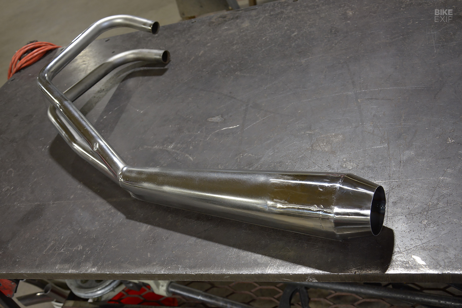 Honda CB550 Custom Exhaust
