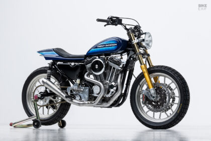 Harley Sportster 883 street tracker by Mule Motorcycles