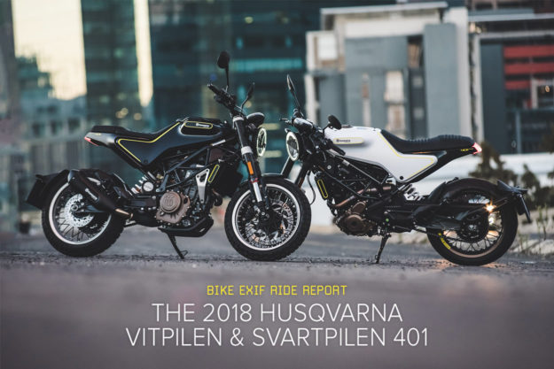 Review: The Husqvarna Vitpilen and Svartpilen 401