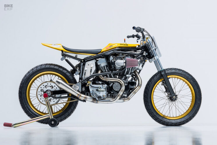 Hooligan flat track race bike by Mule Motorcycles