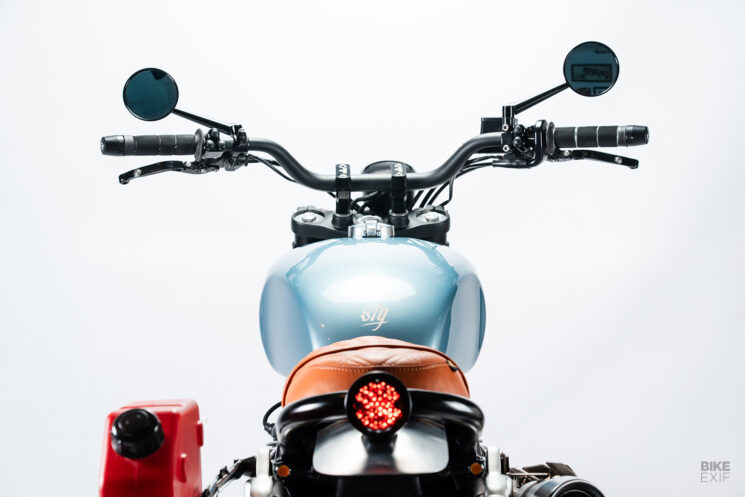 Royal Enfield 650 scrambler by STG Tracker