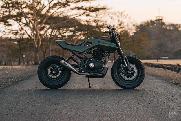 A custom Royal Enfield Himalayan from Smoked Garage