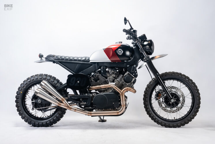 Yamaha XV920R scrambler by STG Tracker